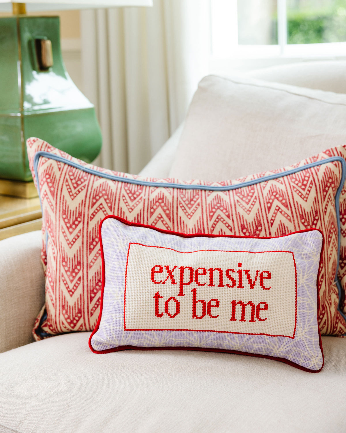 Expensive To Be Me Needlepoint Pillow