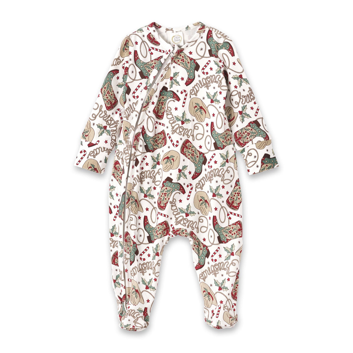 Western Christmas Family Matching Bamboo Pajamas - Cowboy