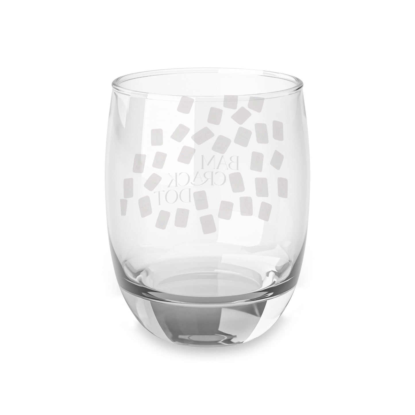 Mah Jong Wine Glass