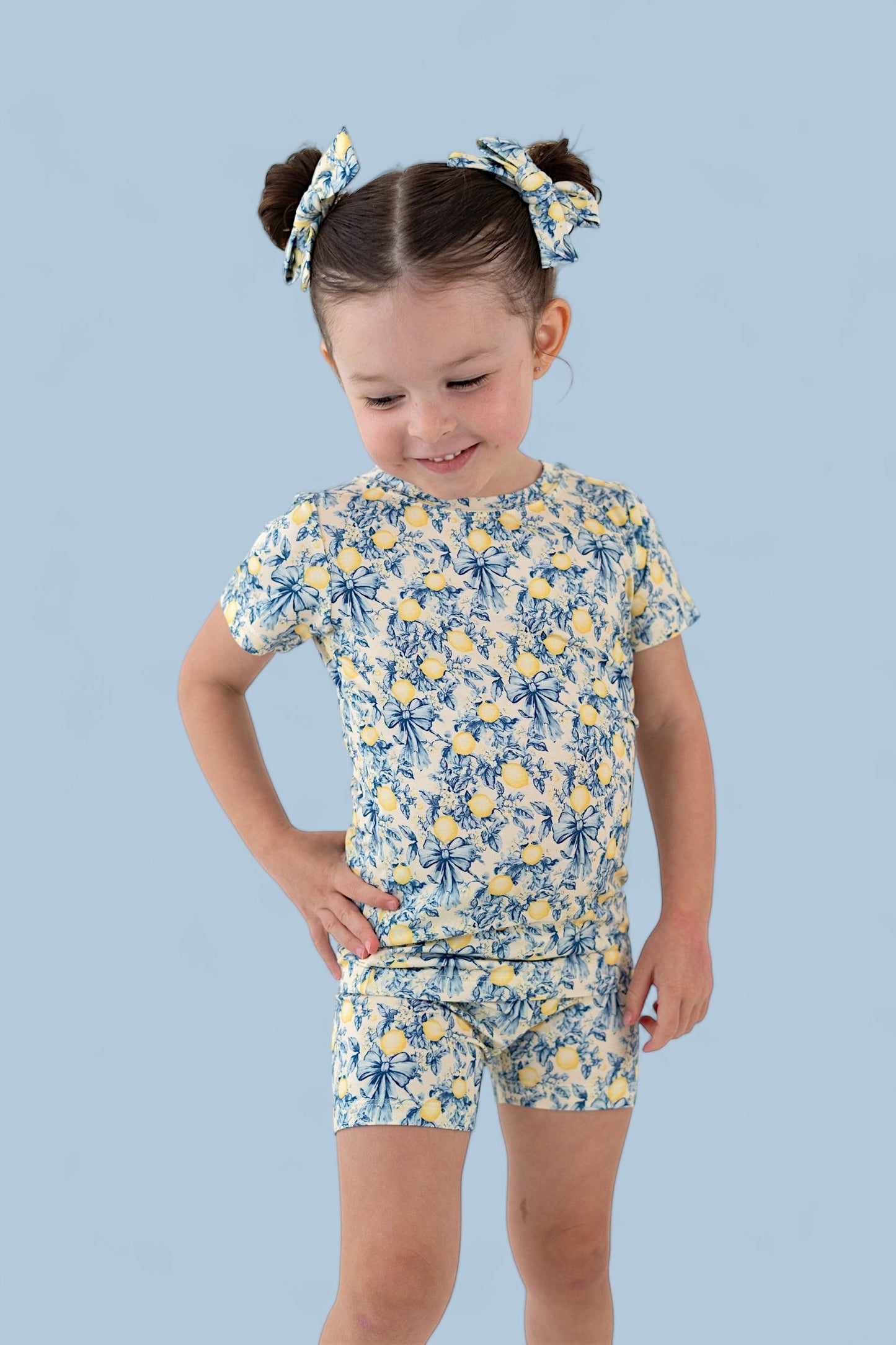 VINTAGE CITRUS TOILE DREAM SHORT SET