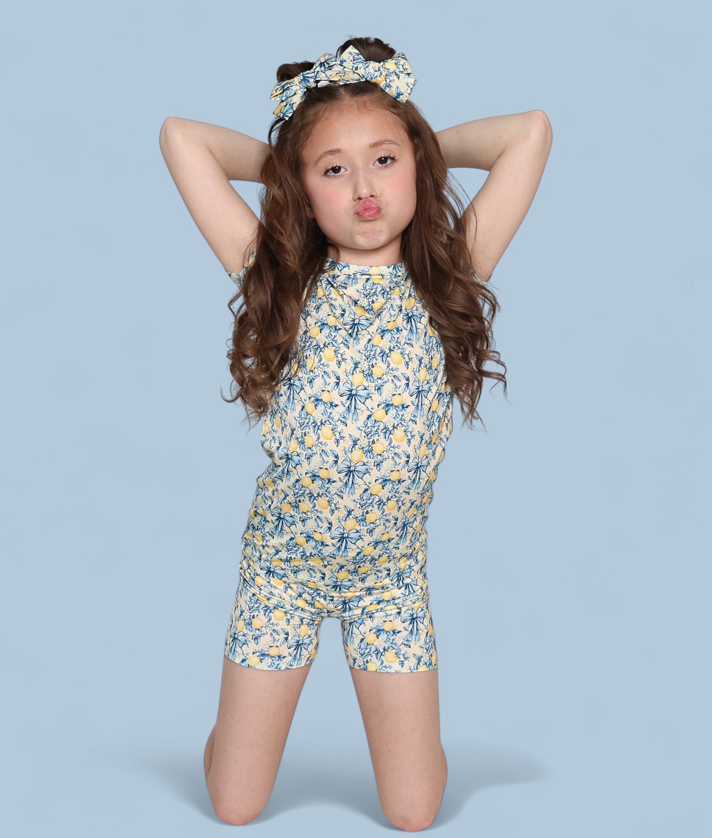 VINTAGE CITRUS TOILE DREAM SHORT SET