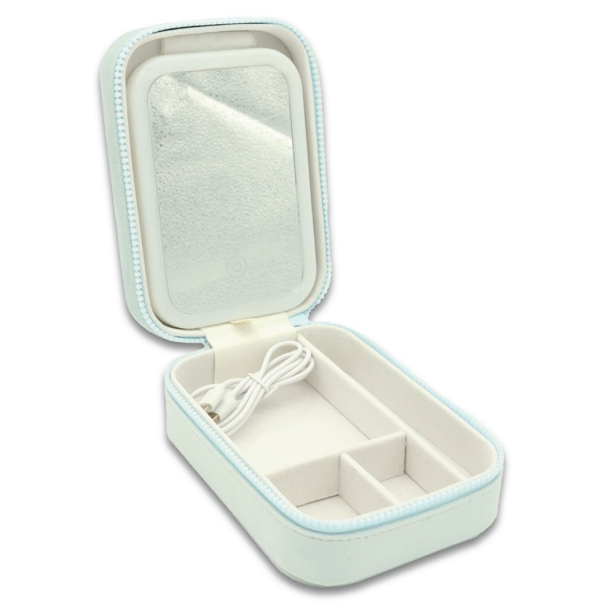 Simply Southern® Light Up Jewelry Case: Lt Blue