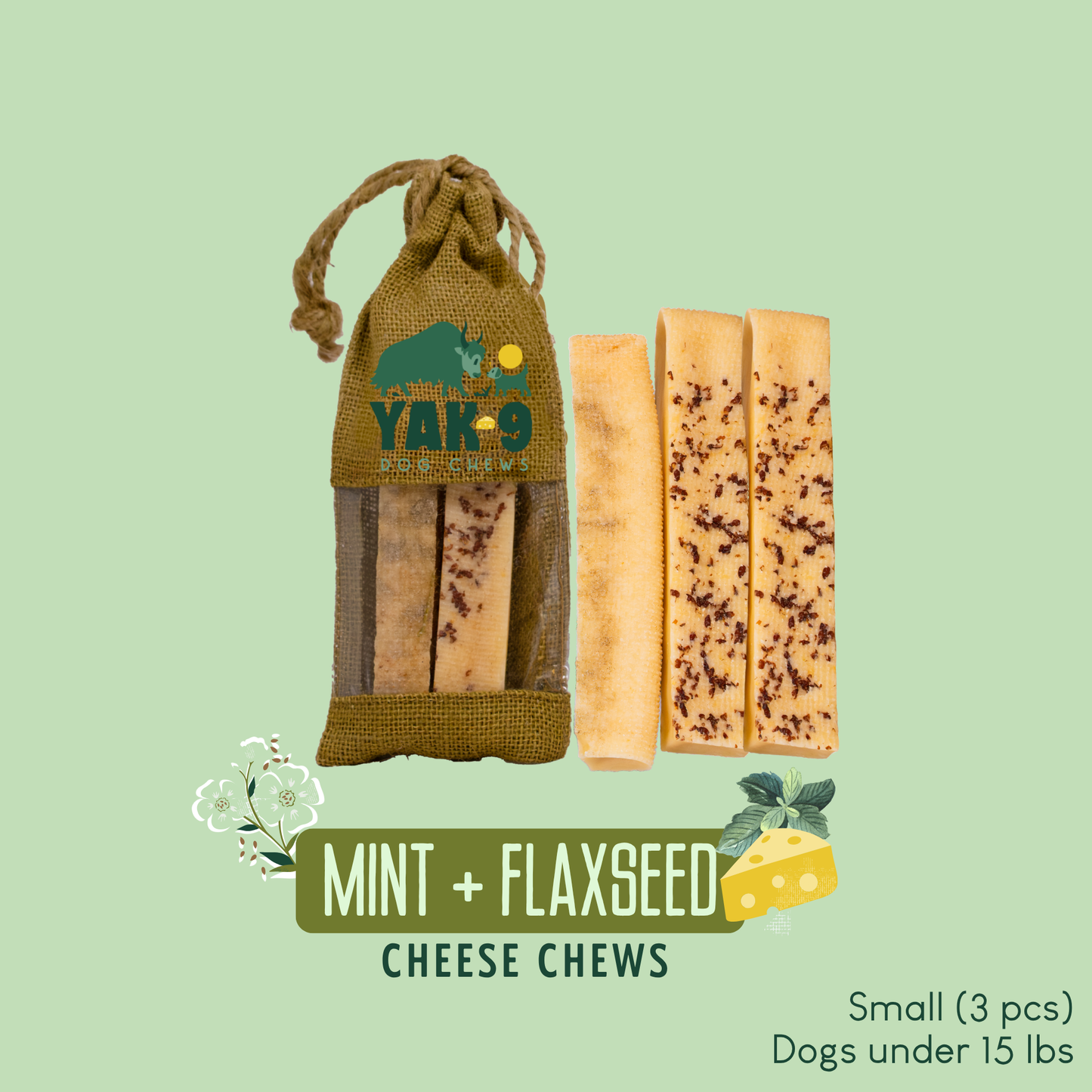 Flaxseed Yak Chews for Dogs