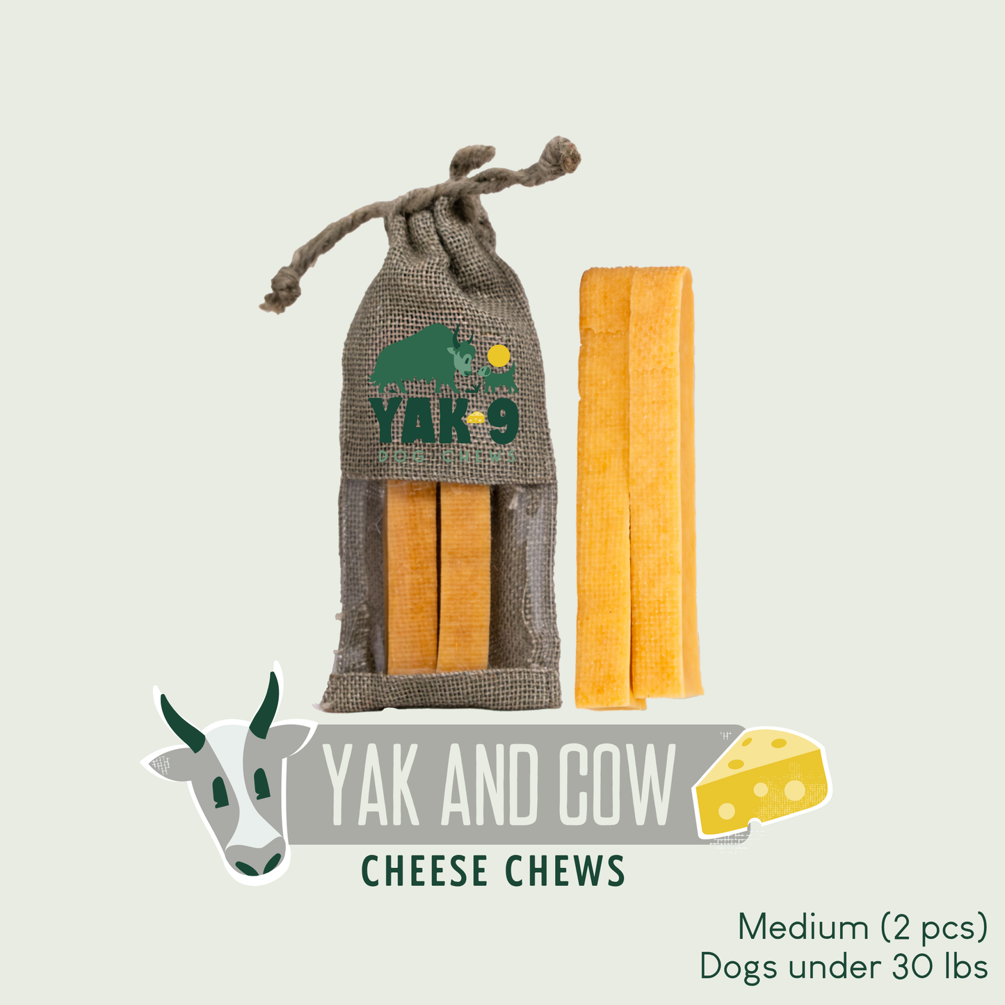 Yak and Cow Milk Chews for Dogs