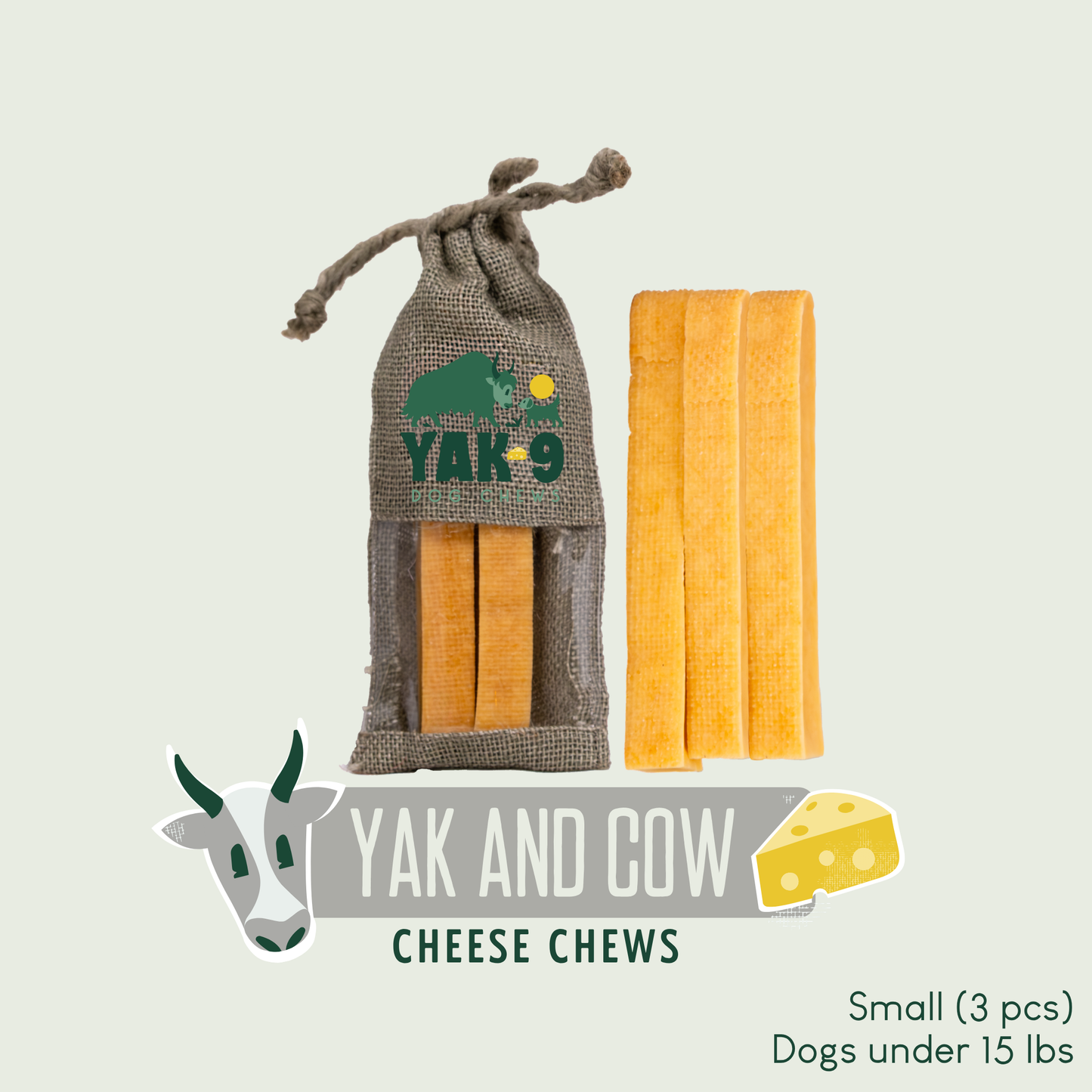 Yak and Cow Milk Chews for Dogs