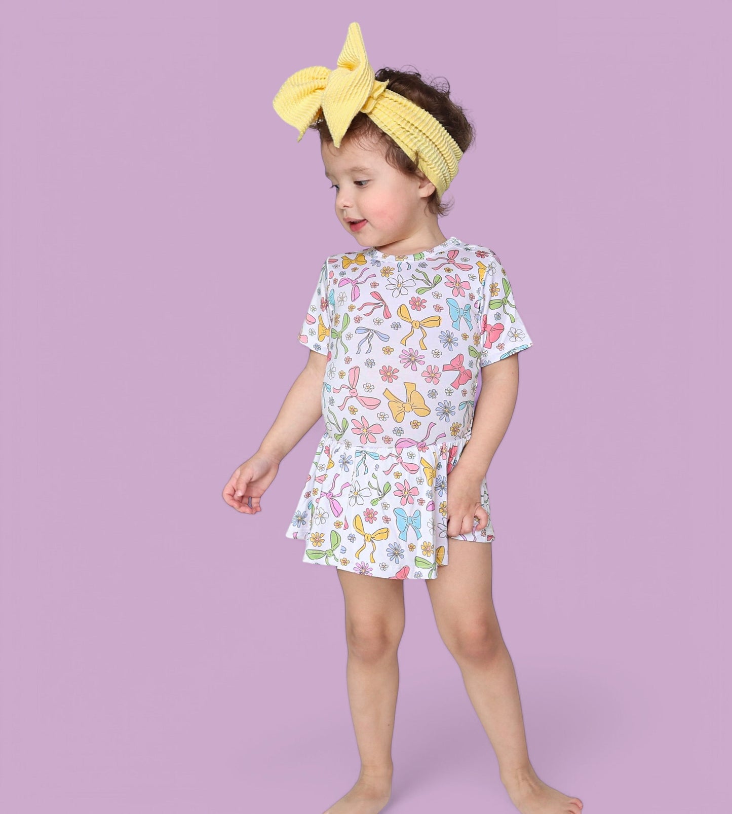 BOW GARDEN DREAM BODYSUIT DRESS