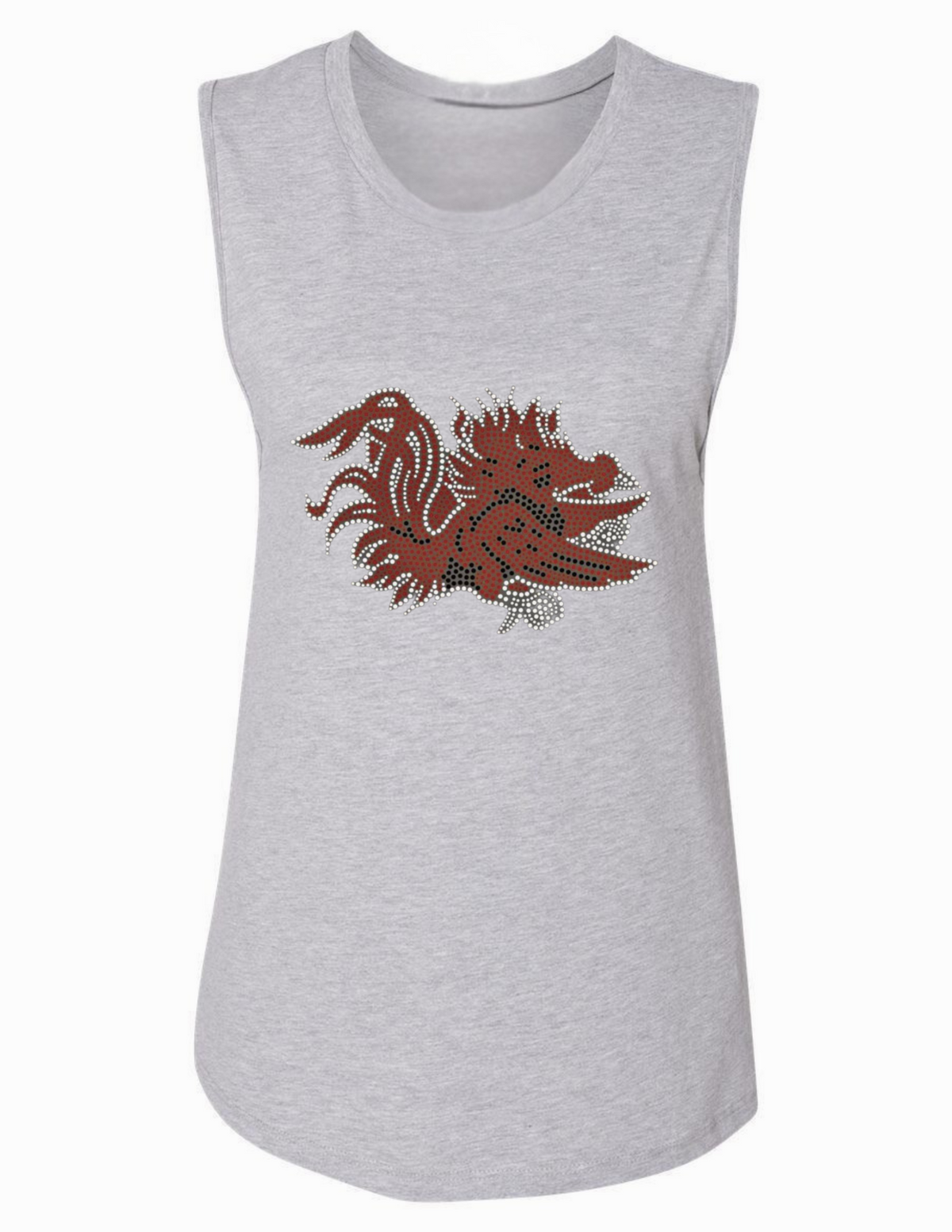 University of South Carolina Gamecock Gray Tank Top