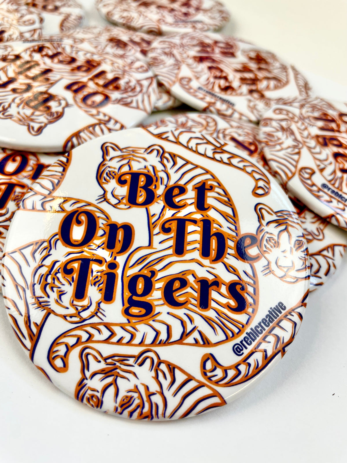 *Bet On The Tigers - Orange and Navy