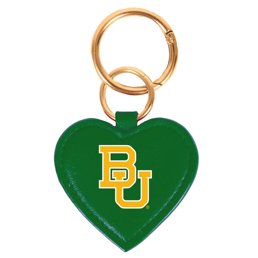 Baylor Bears Heart Purse Charm/ Key Ring by Desden