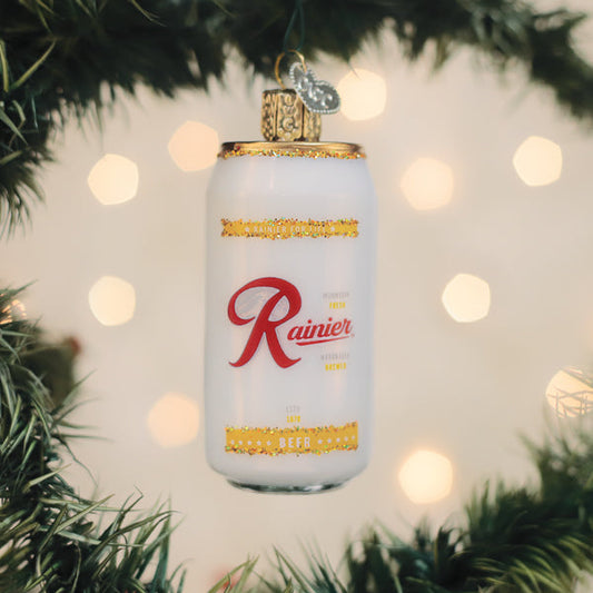Rainier Beer Can Ornament