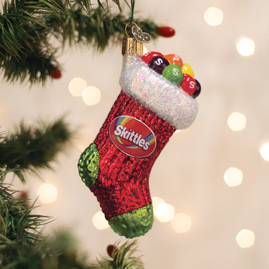 Skittles Stocking Ornament
