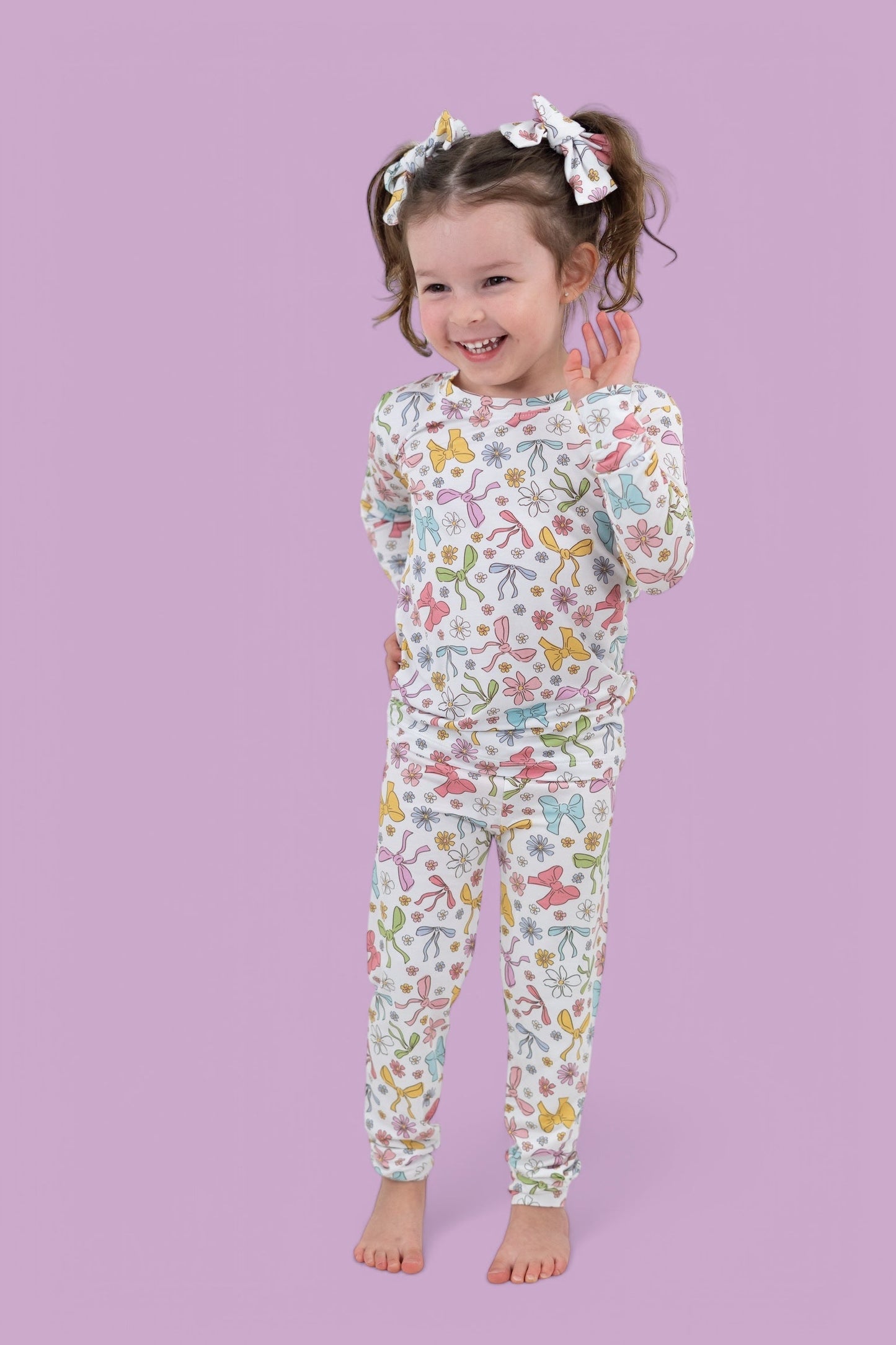 BOW GARDEN DREAM BOW HAIR CLIPS