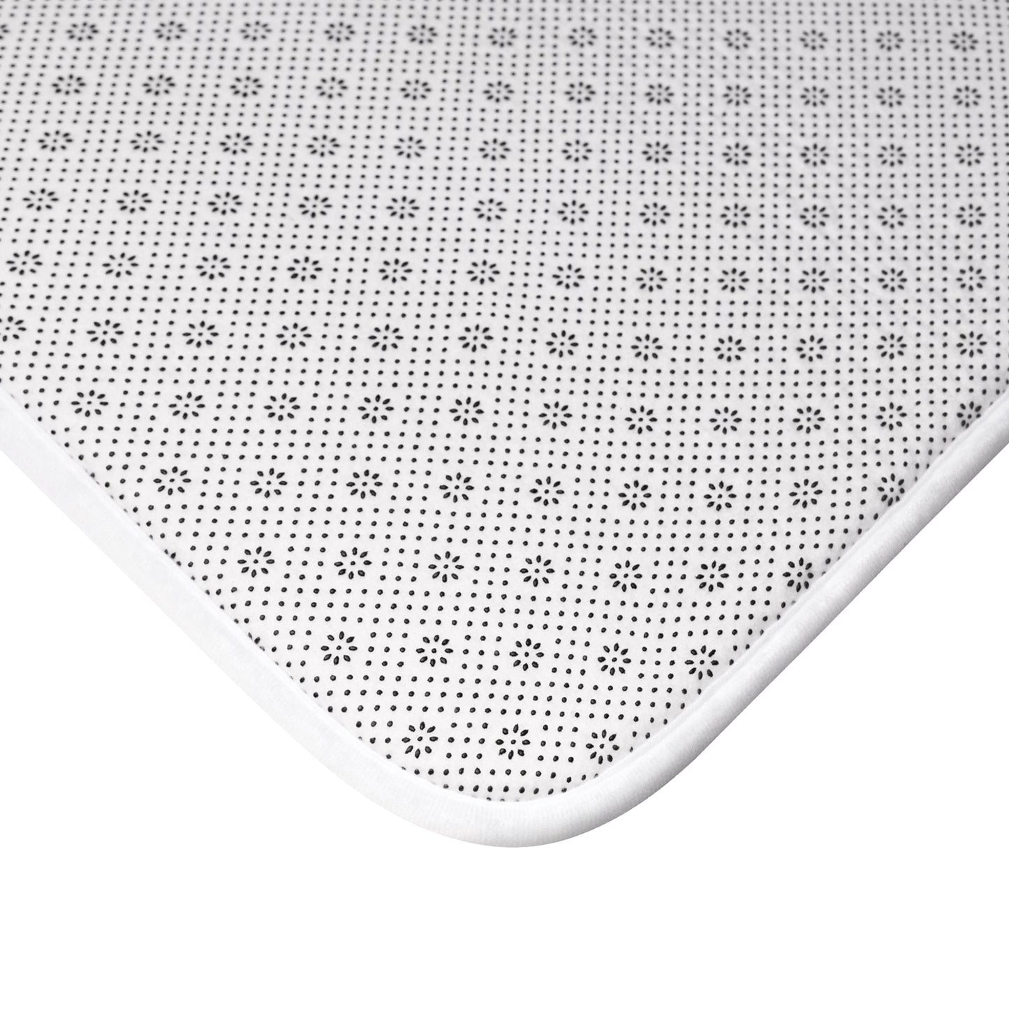 Soapy Pink Bath Mat – Cute Polka Dot Bathroom Rug