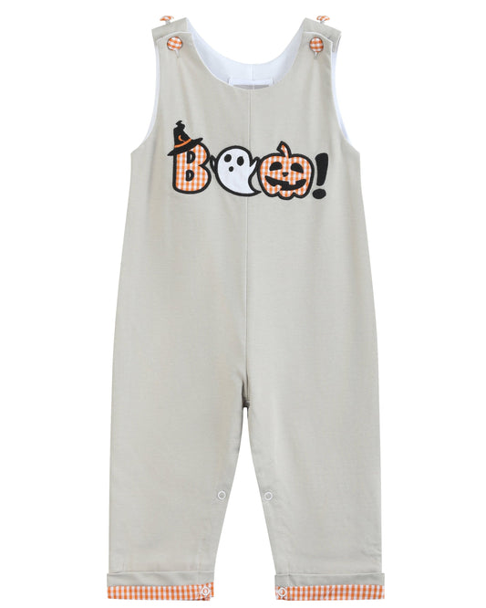 Gray Boo Applique Longall