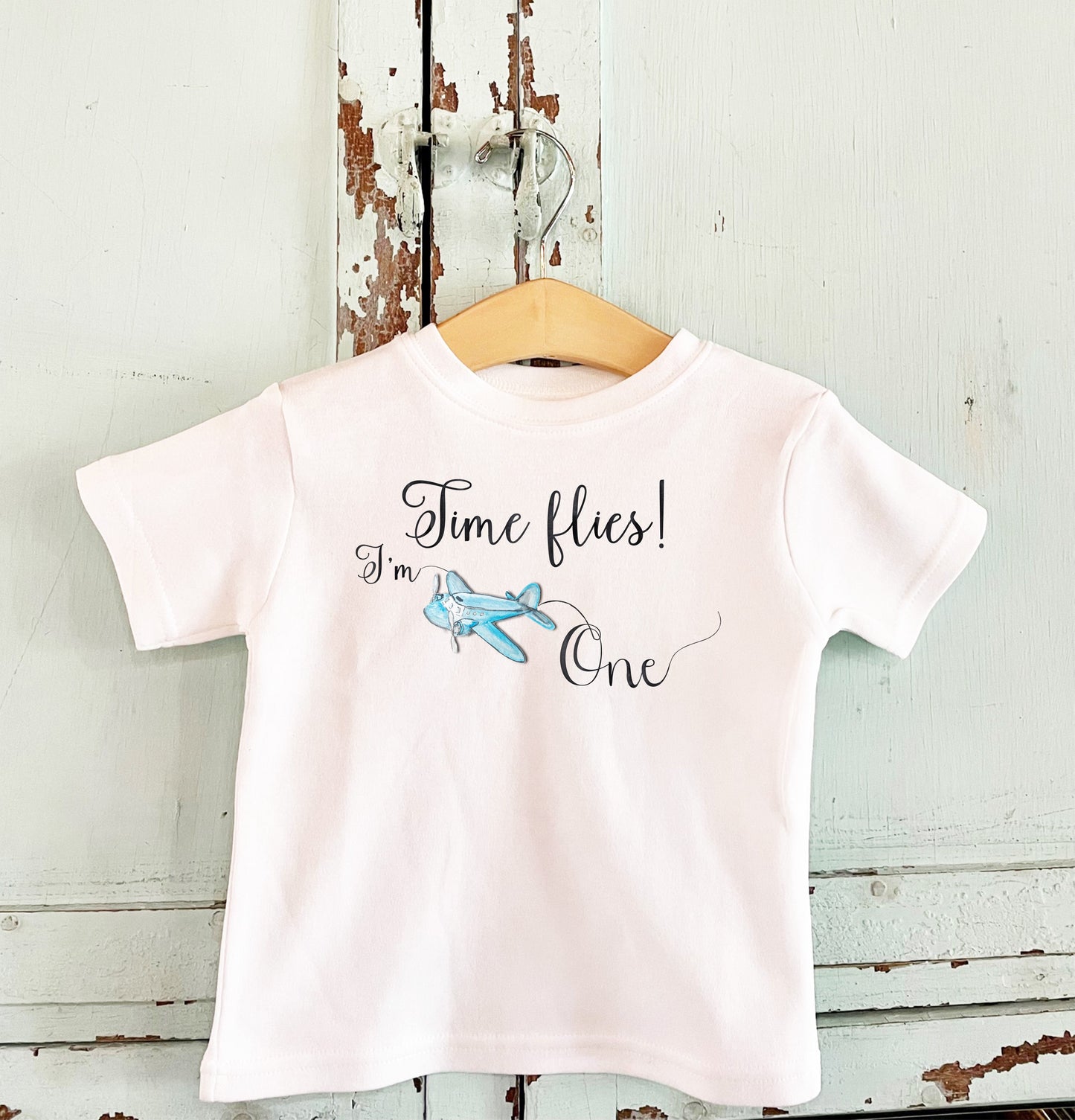 Time flies, I'm One! Birthday Tee