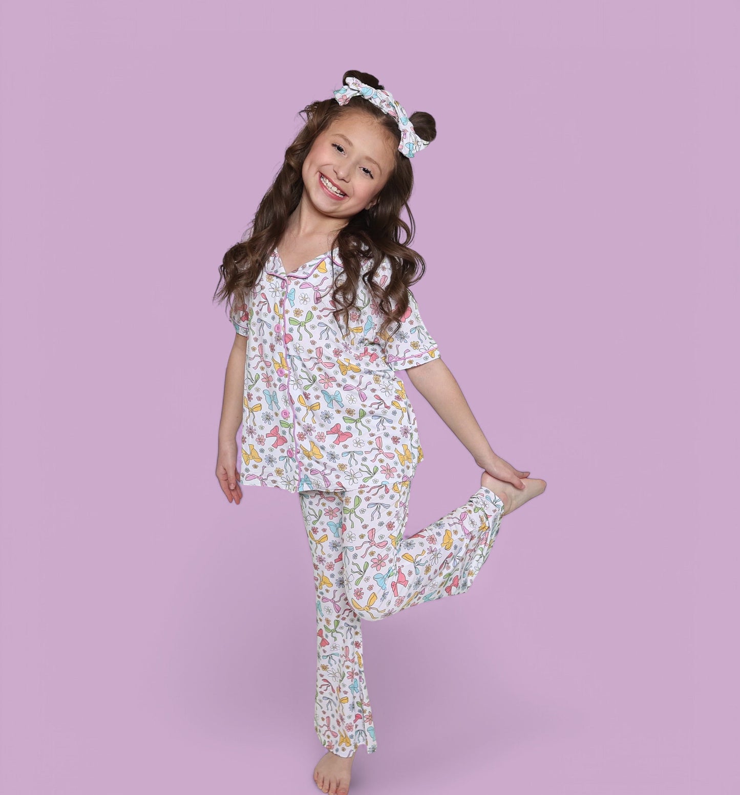 BOW GARDEN DREAM BOW HAIR CLIPS