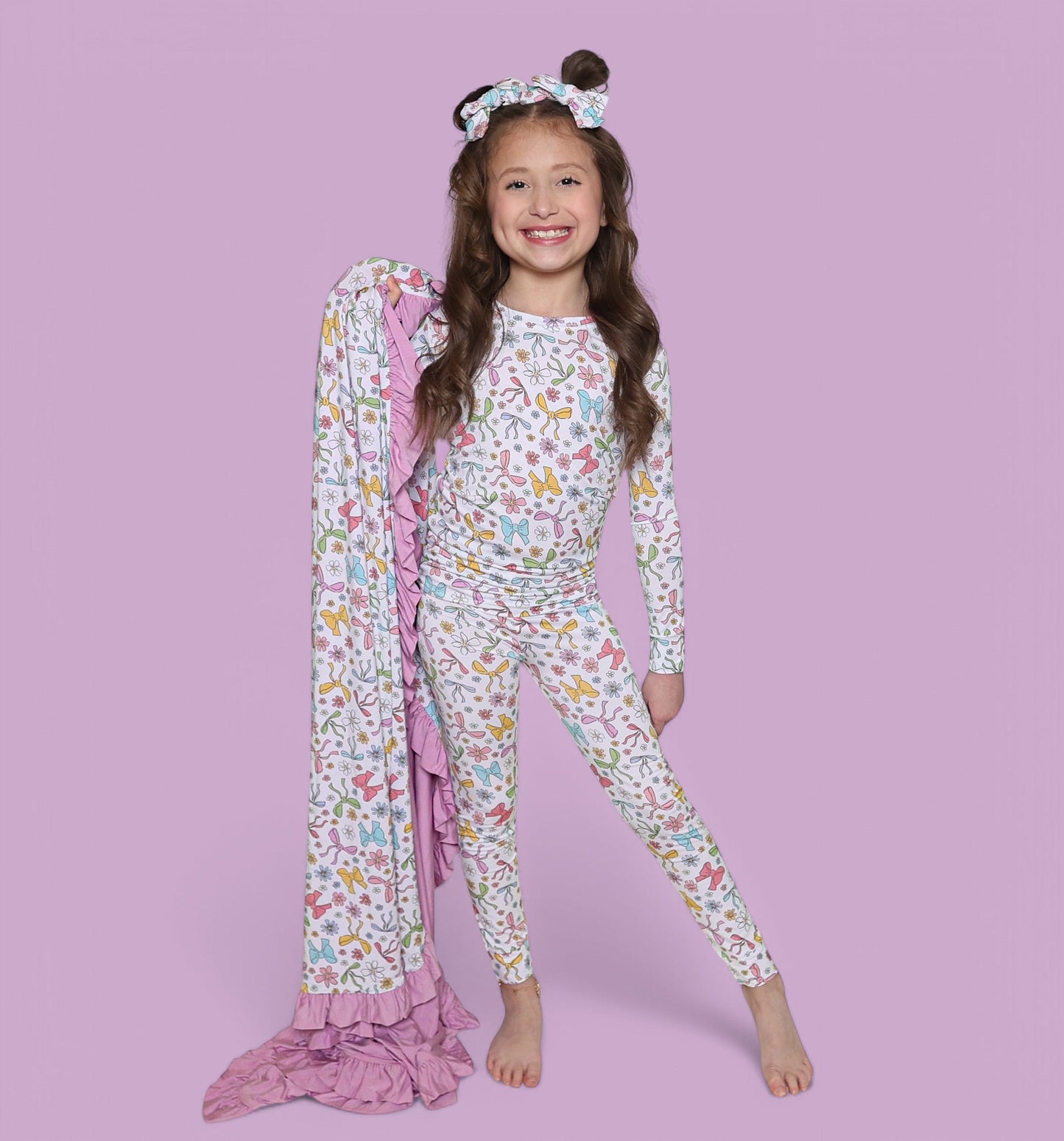 BOW GARDEN DREAM BOW HAIR CLIPS