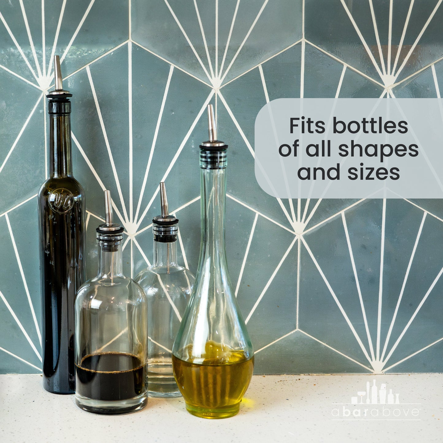 Pour Spouts for Alcohol Bottles - Stainless Steel