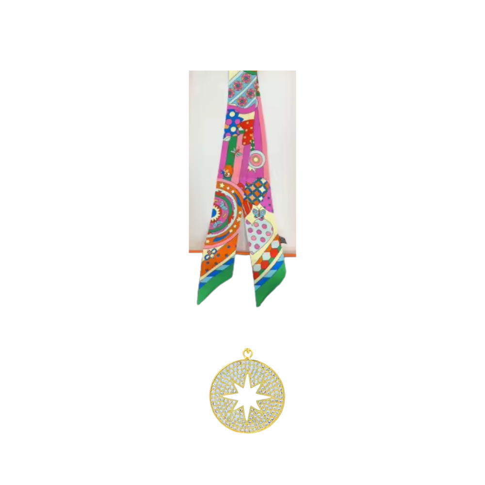 Sunset Bazaar Scarf Necklace