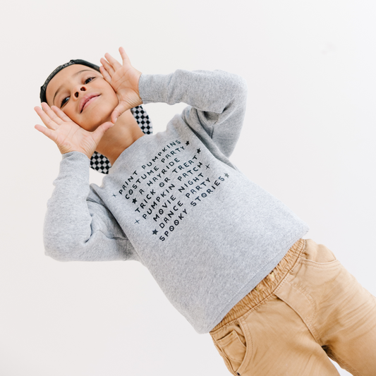 Paint Pumpkin and Spooky Stories Sweatshirt