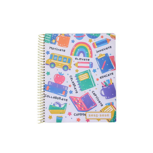 School Daze - WEEKLY Everyone™ Planner by BERTEAU & Co.