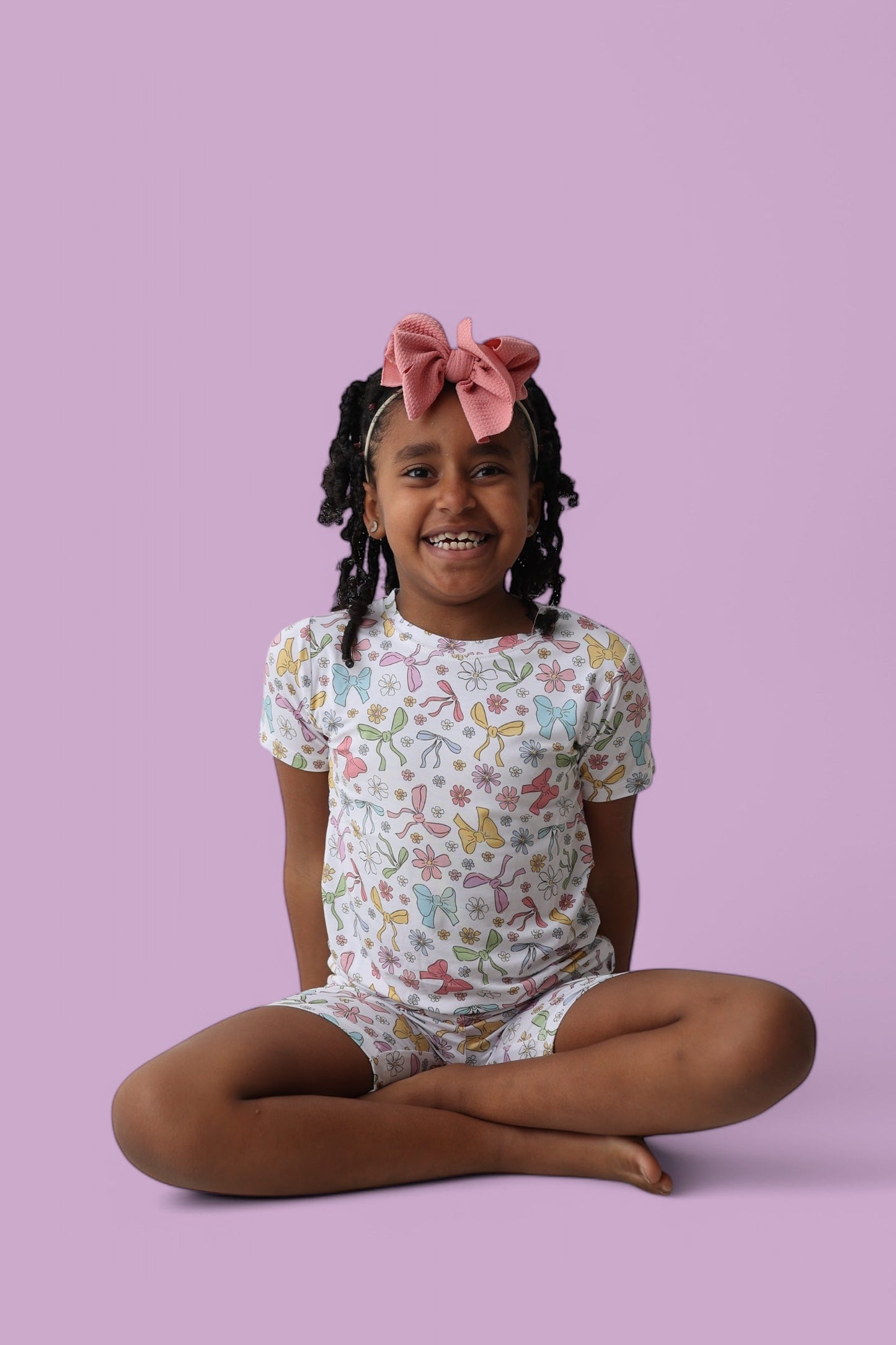 BOW GARDEN DREAM SHORT SET