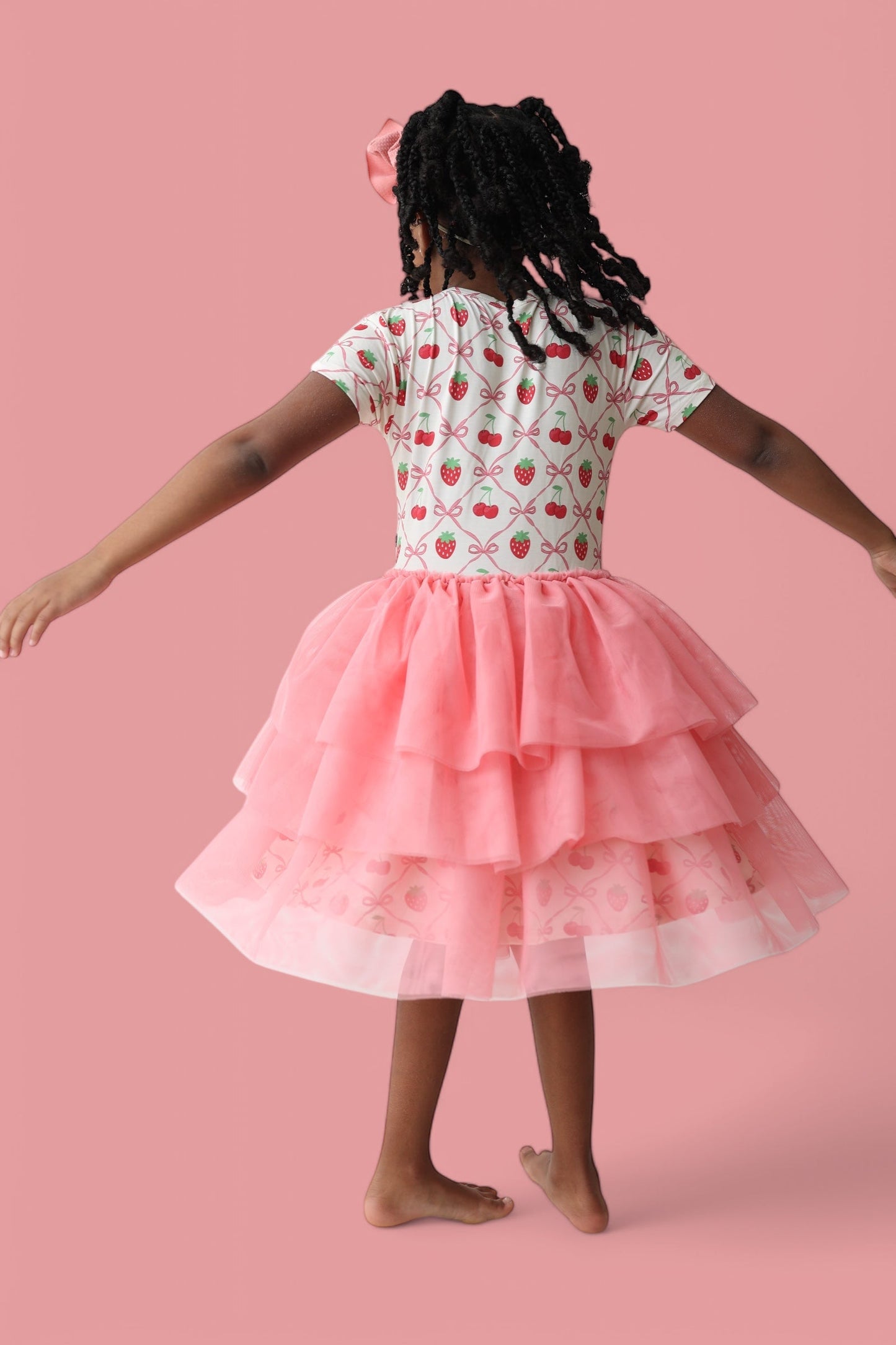 CHERRY BOW BERRY DREAM TUTU DRESS