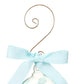 Baby Boy's 1st Christmas Ceramic Ball Ornament Blue and White Handpainted