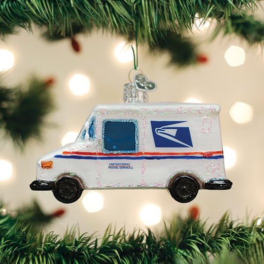 USPS Mail Truck Ornament