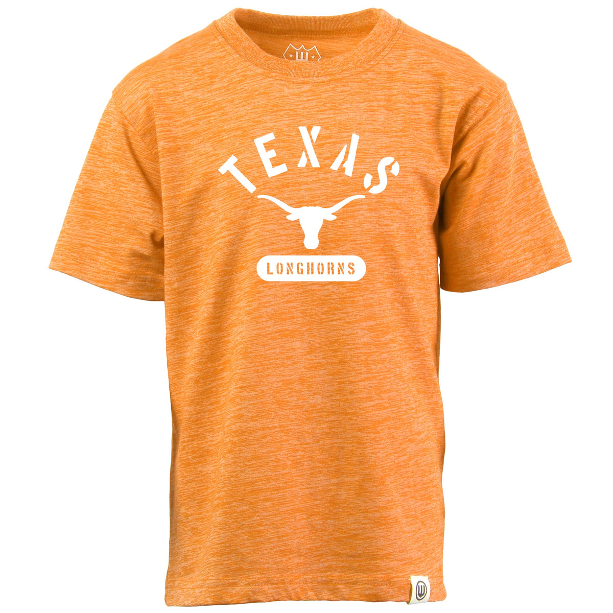 Texas Longhorns NCAA Kids S/S Cloudy Yarn Tee