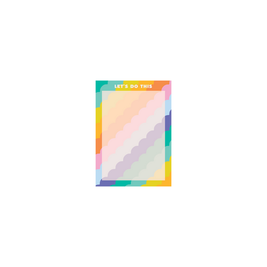 Rising Scallop Tearaway Notepad Medium