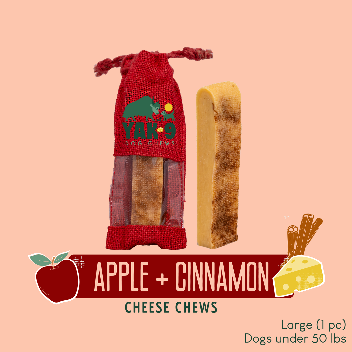 Apple Cinnamon Chews for Dogs