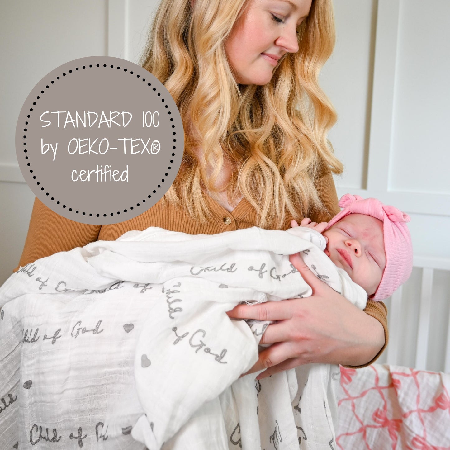 Child of God Baby Muslin Swaddle Blanket