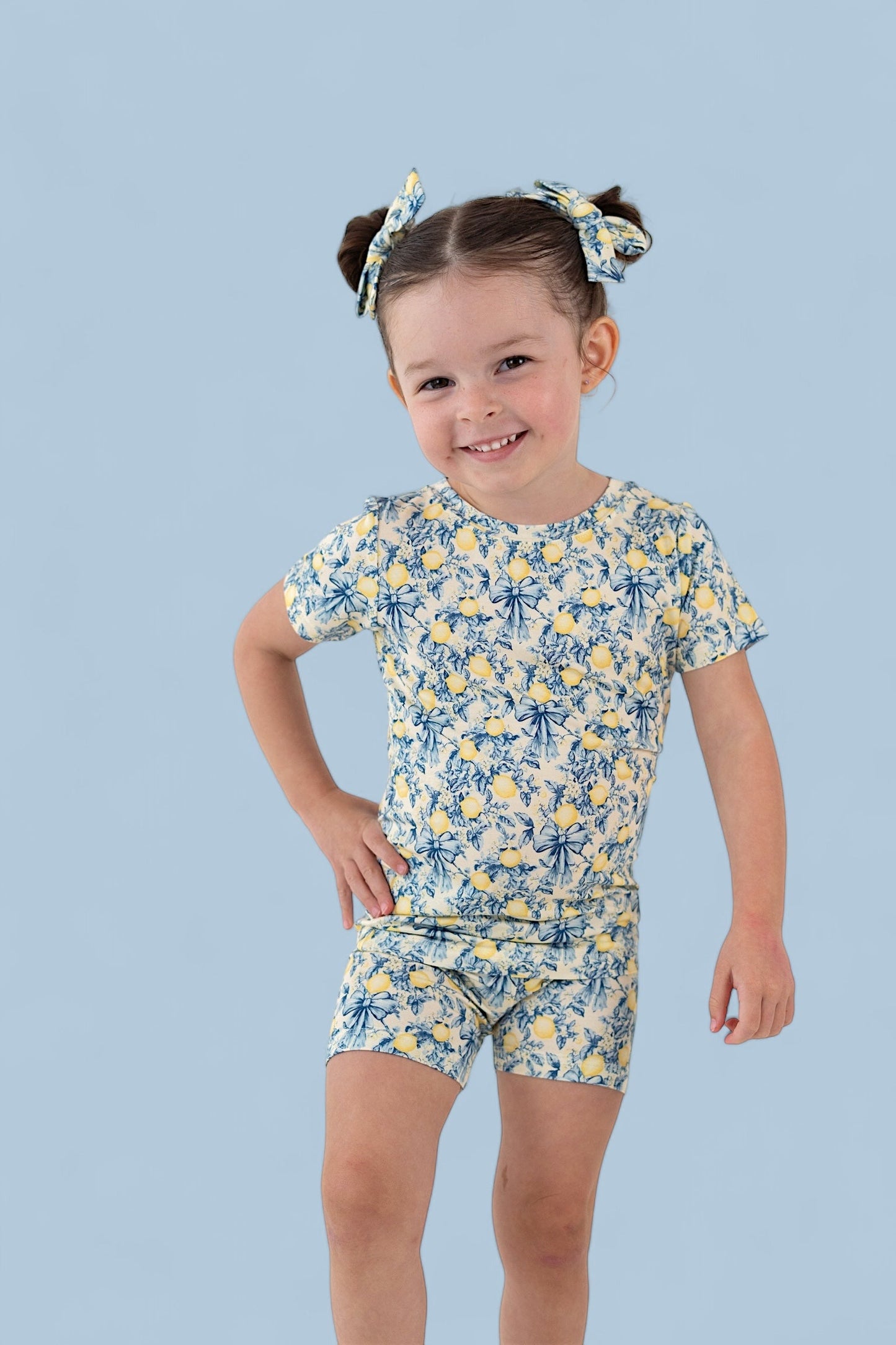 VINTAGE CITRUS TOILE DREAM SHORT SET