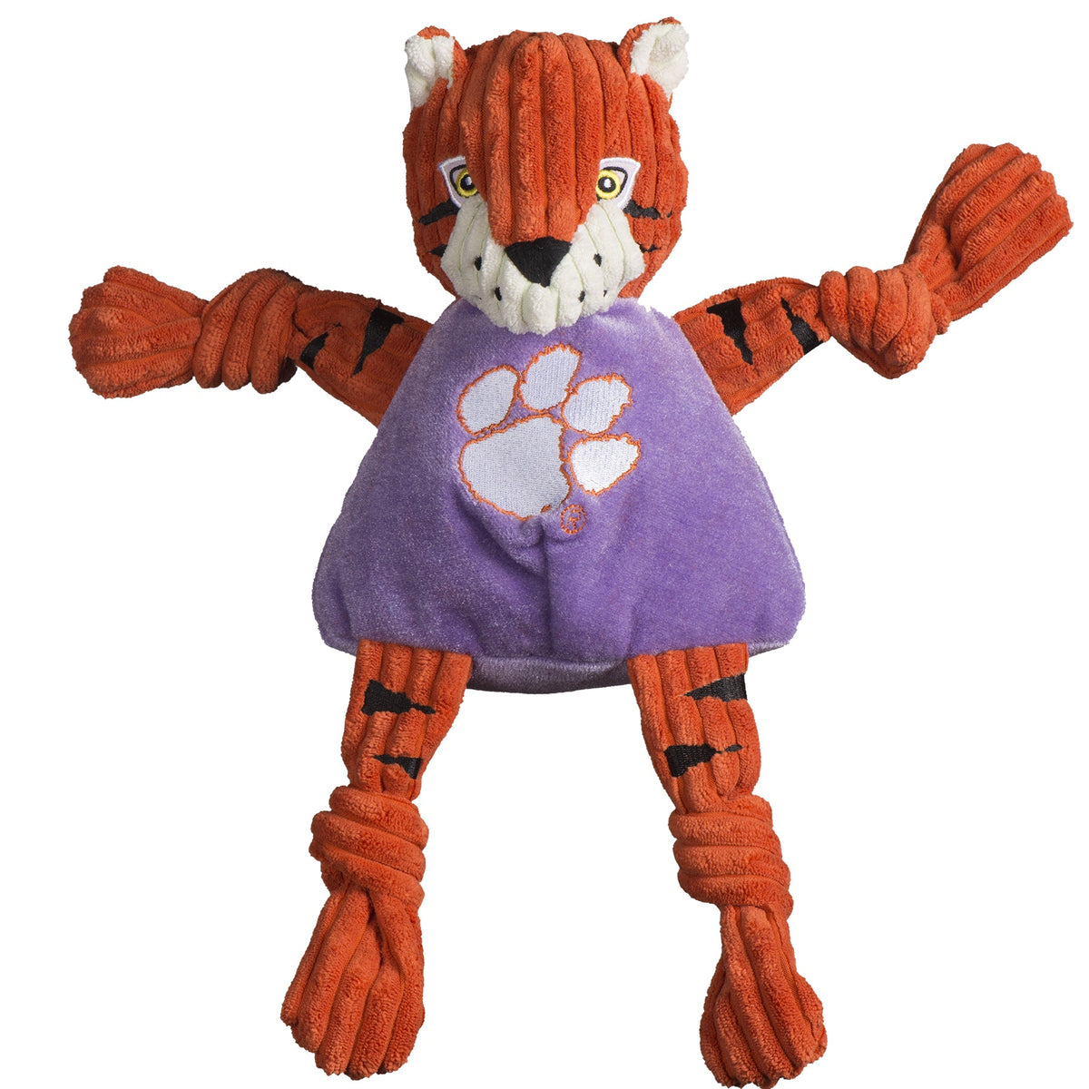 NCAA Clemson University, The Tiger Knottie® Plush Dog Toy