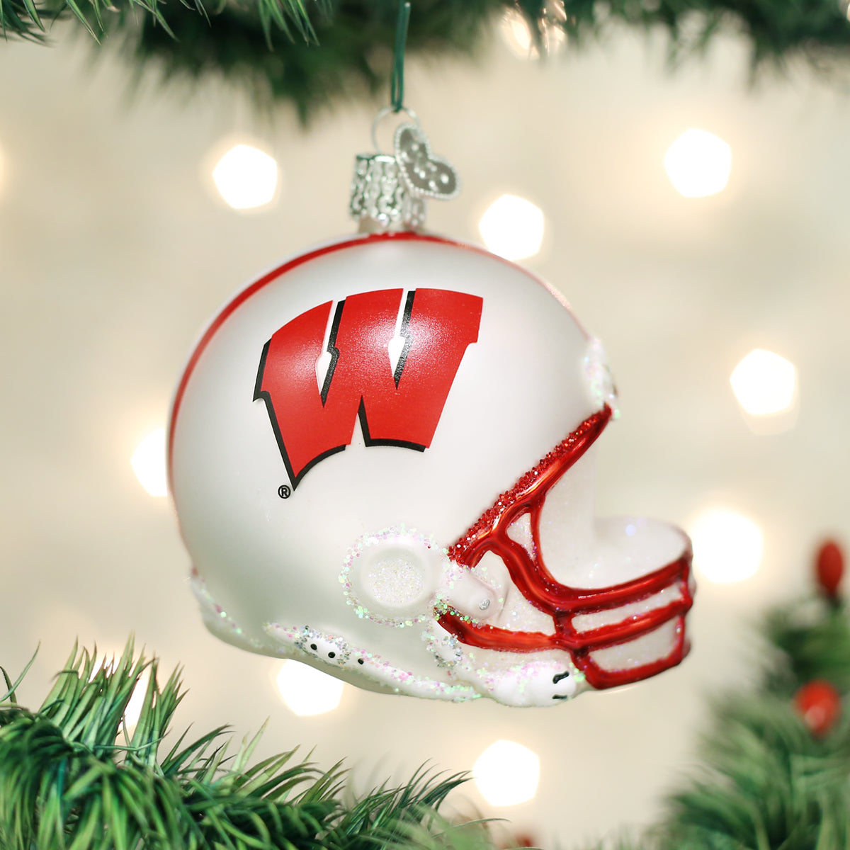 Wisconsin Helmet Ornament