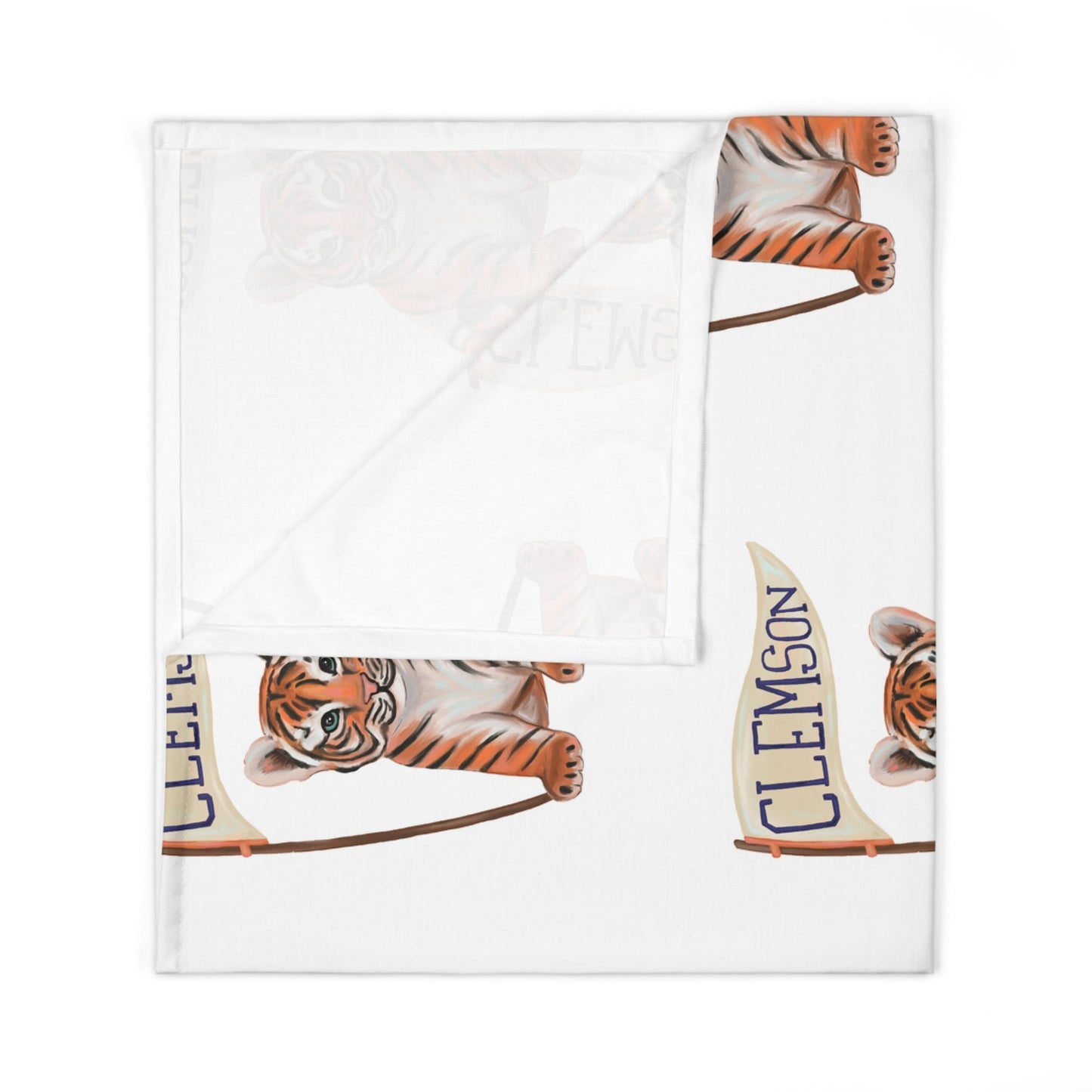 Clemson Tiger Swaddle Blanket