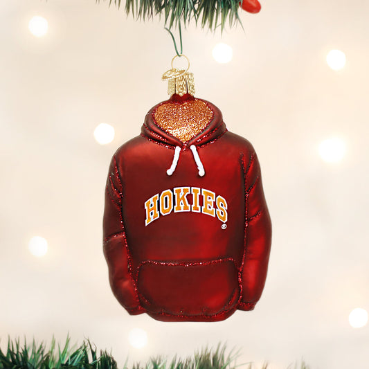 Virginia Tech Hoodie Ornament