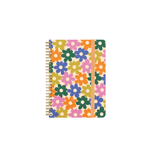 Bold Floral Mini Gratitude Journal