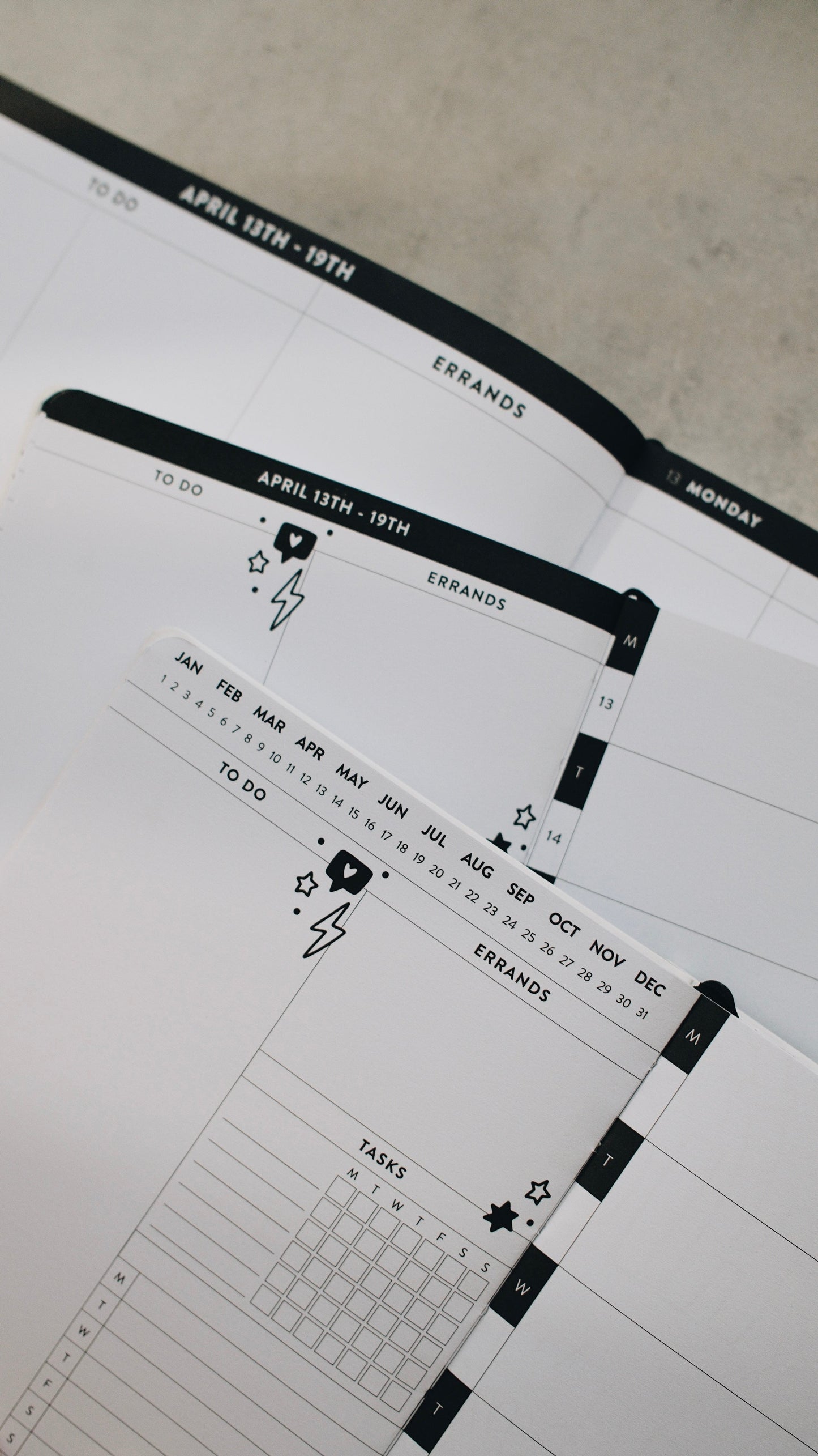 Undated 5x8 Planner - Doodle Edition