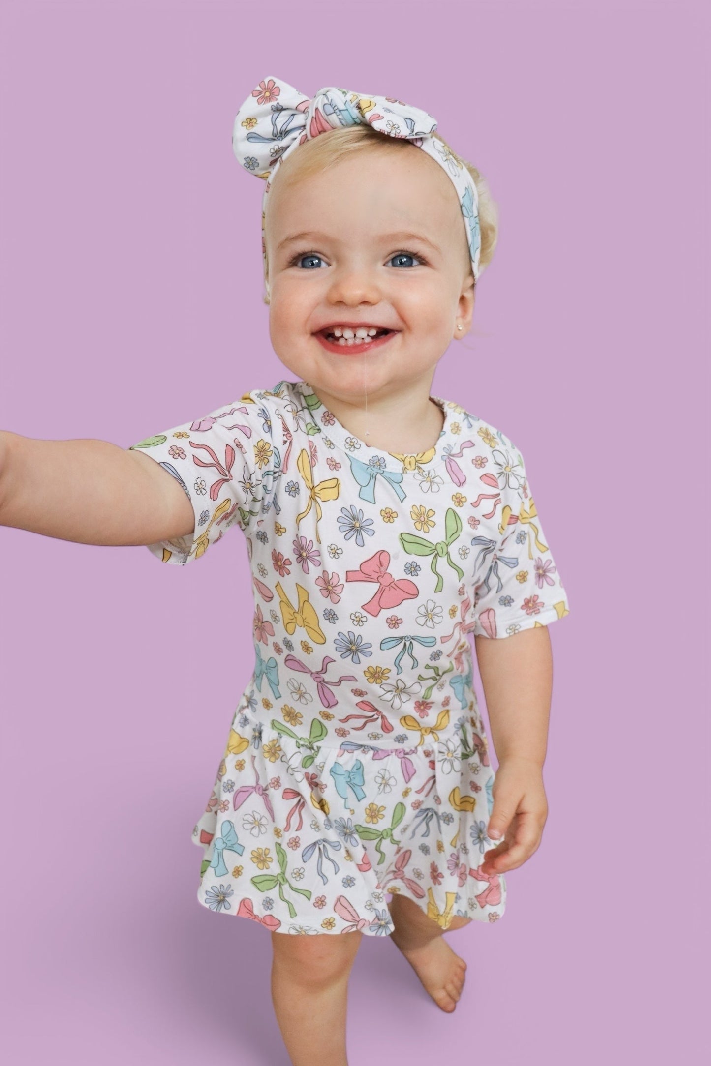 BOW GARDEN DREAM BODYSUIT DRESS