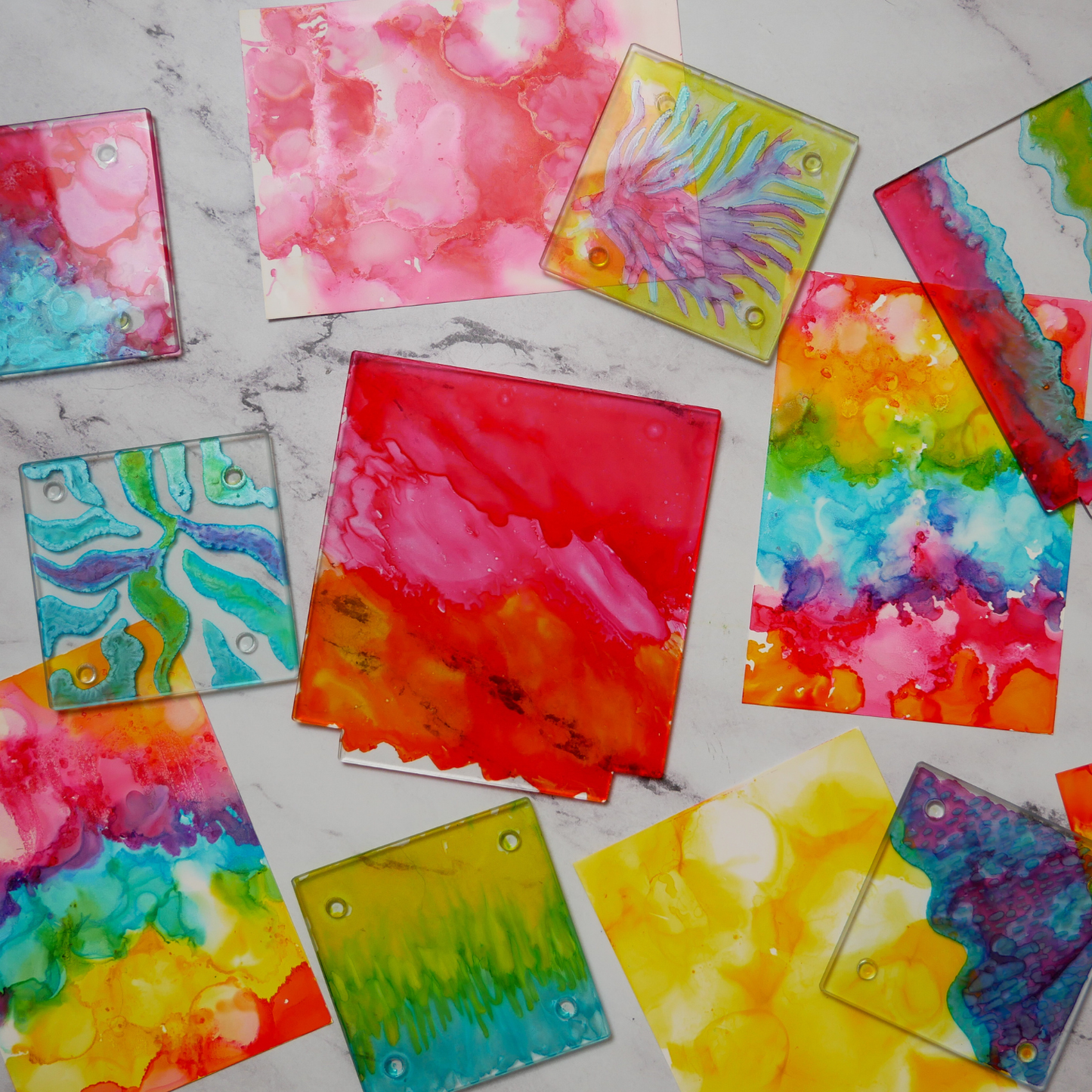 LED Light Frame Alcohol Ink Kit