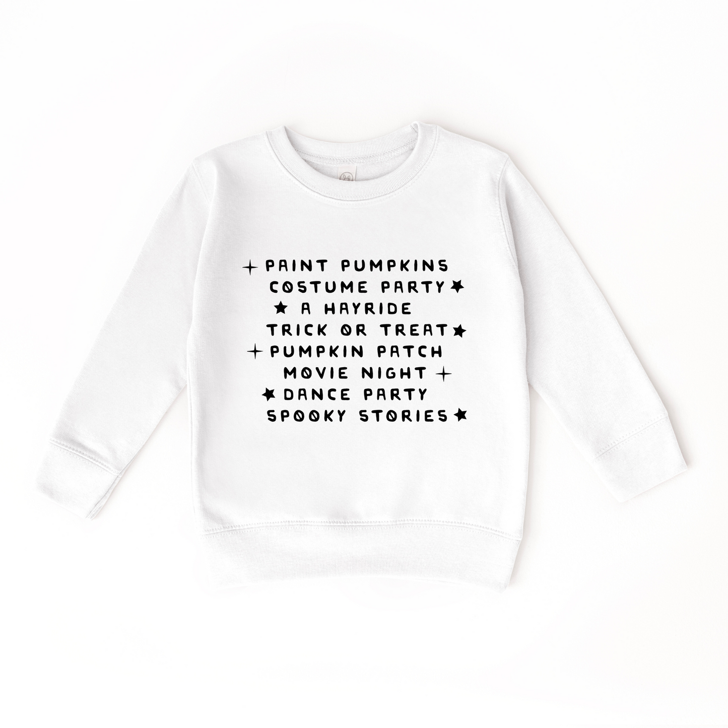 Paint Pumpkin and Spooky Stories Sweatshirt