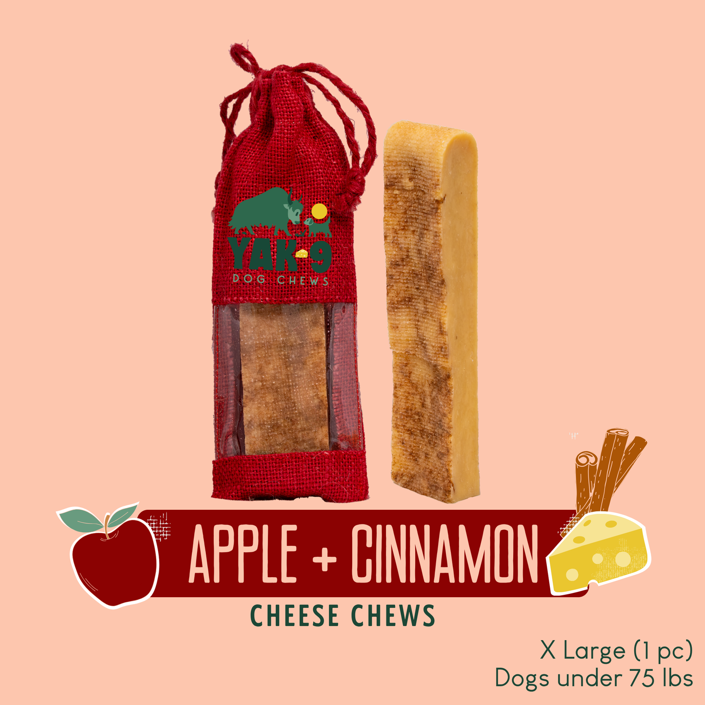 Apple Cinnamon Chews for Dogs