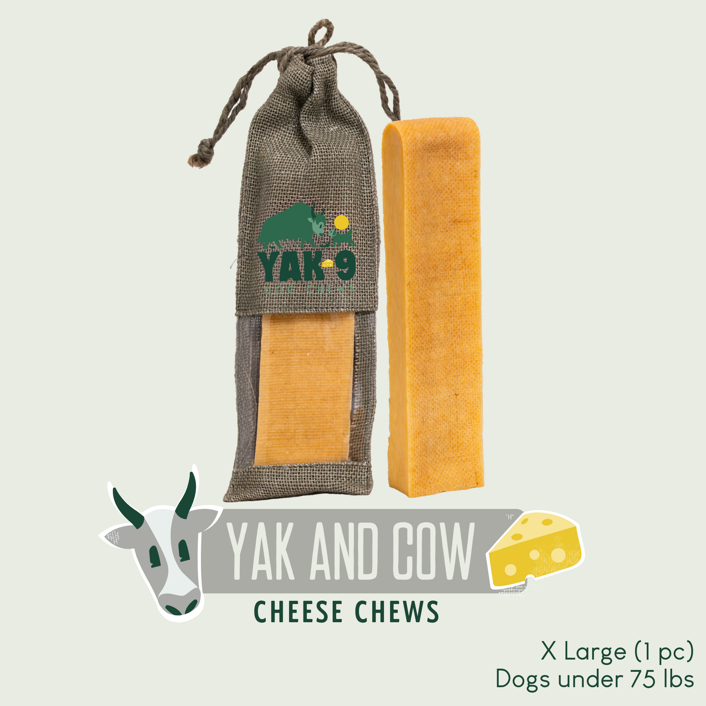 Yak and Cow Milk Chews for Dogs