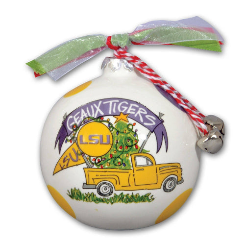LSU Truck Ornament