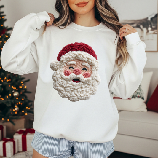 Faux Yarn Santa Claus