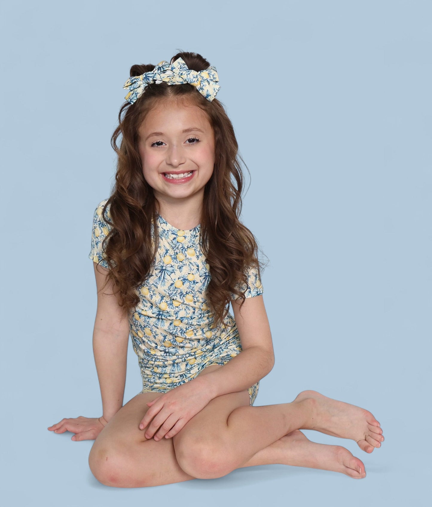 VINTAGE CITRUS TOILE DREAM SHORT SET