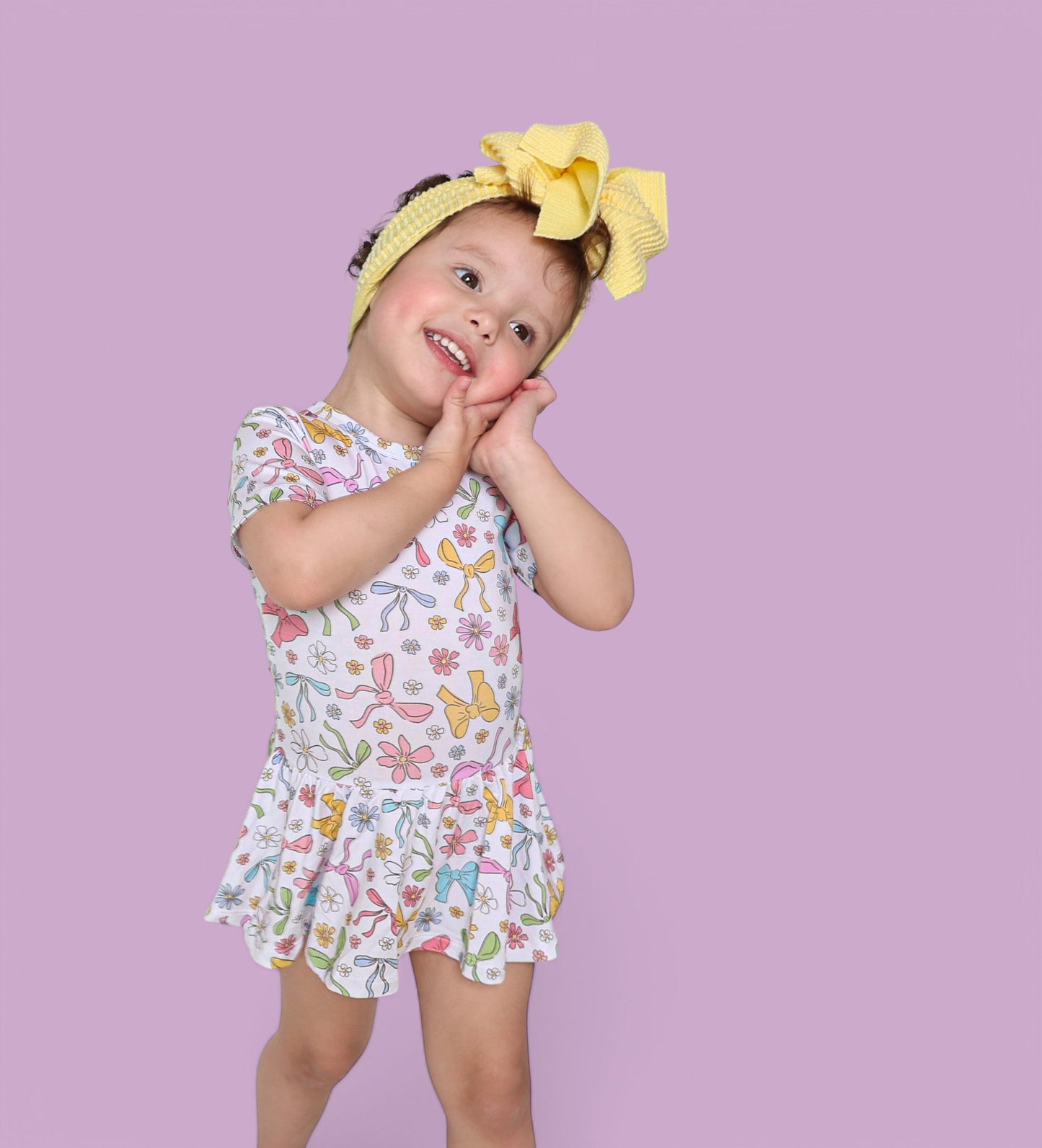 BOW GARDEN DREAM BODYSUIT DRESS