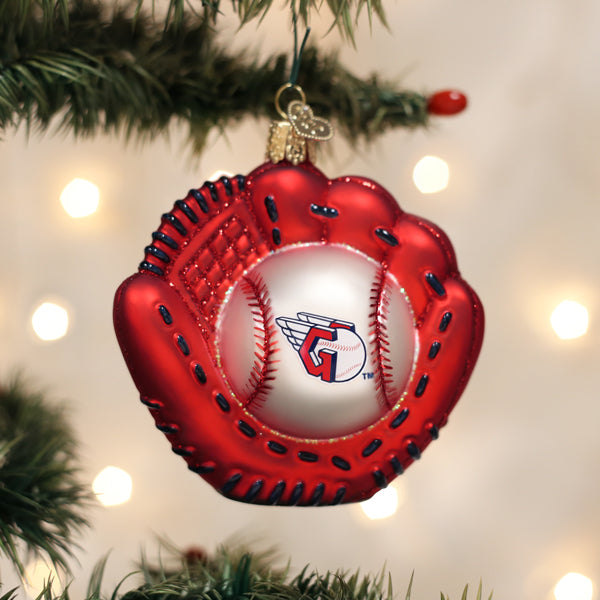 Guardians Baseball Mitt Ornament
